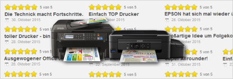 Epson EcoTank: Wir verteilen unsere Sterne