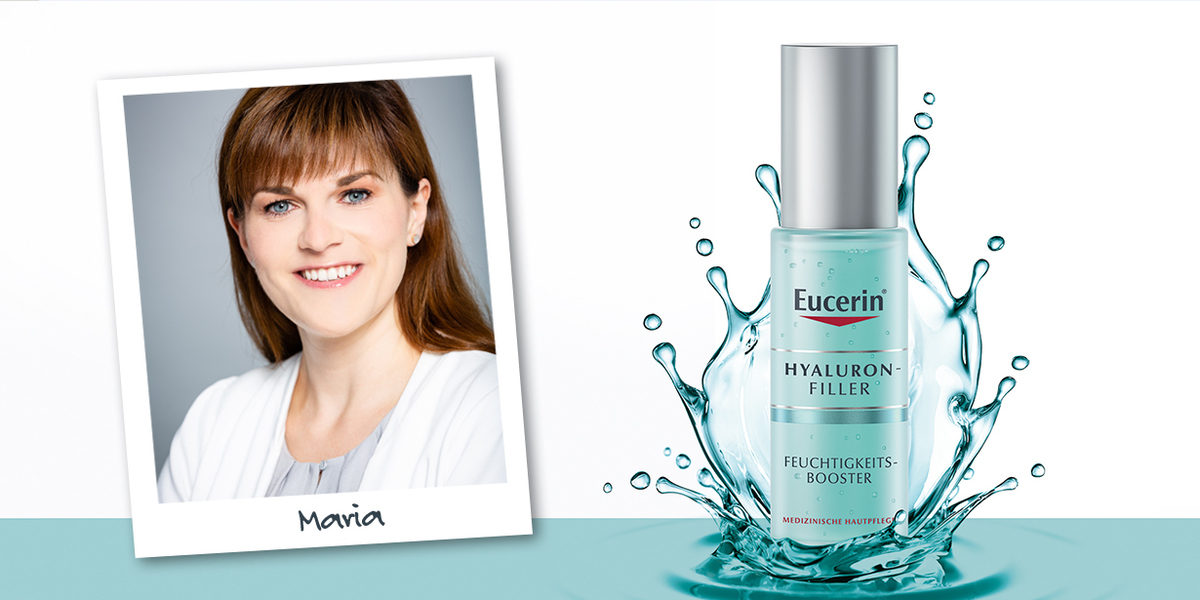 Maria von Eucerin freut sich, dass Ihr dabei seid!