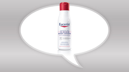 Wie würdet Ihr das Wichtigste an der Eucerin In-Dusch Body Lotion in einem Satz zusammenfassen?