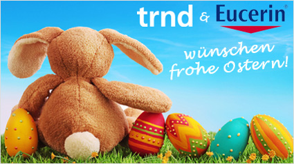 Eucerin und trnd wünschen frohe Ostern.