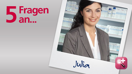 Unsere Ansprechpartnerin bei Eucerin: Julia.