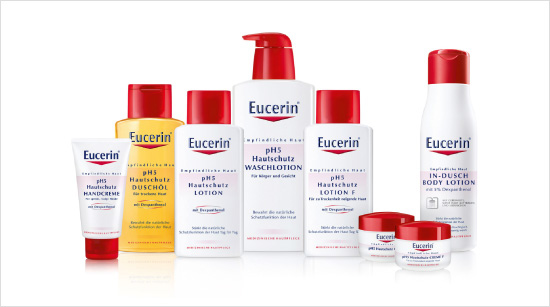… pH5 Hautschutz Serie von Eucerin, die empfindliche Haut schützt, regeneriert und pflegt. Alle Produkte enthalten …