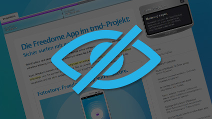 Mit Freedome VPN sicher und anonym surfen.