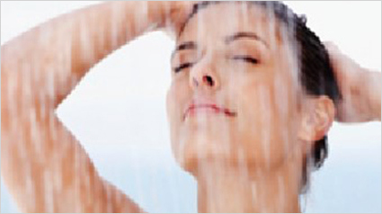 Duschgewohnheiten mit dem Fa Magic Oil.