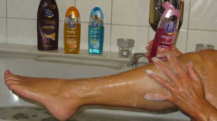 Uns haben bereits einige Bilder von schäumenden Duscherlebnissen erreicht.