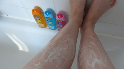 Uns haben bereits einige Bilder von schäumenden Duscherlebnissen erreicht.