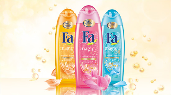 Fa Magic Oil ist ein Duschgel mit Mikroölen, das mit reichhaltigem Schaum erfrischt und auch spürbar pflegt.