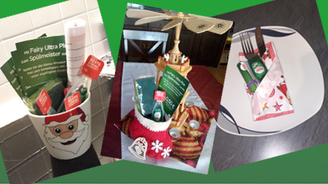 ... unseren Lieben mit kleinen Geschenken zur Weihnachtszeit eine Freude bereitet ...