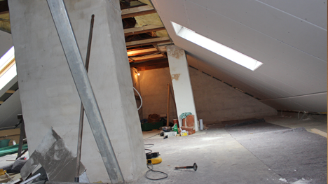 Ein fischer DUOPOWER-Projekt von trnd-Partnerin Ziegelsteinchen: Die Komplettsanierung des Dachbodens.