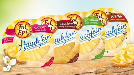 … hauchdünnen Scheiben von Fol Epi Hauchfein gibt es inzwischen in vier verschiedenen Sorten – und zwar …