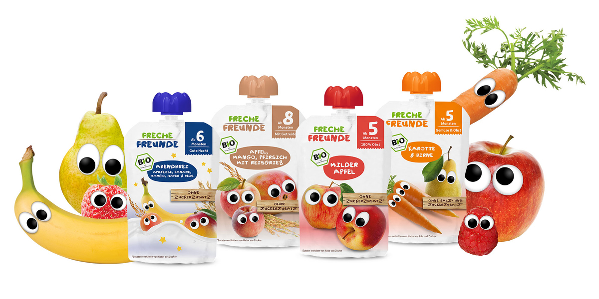 Neue Freche Freunde Beikost Quetschies