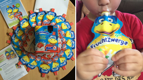 FruchtZwerge go! Umschläge treffen ein.