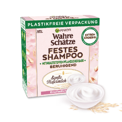 Garnier Wahre Schätze Festes Shampoo Sanfte Hafermilch