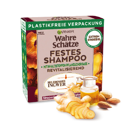 Garnier Wahre Schätze Festes Shampoo Belebender Ingwer