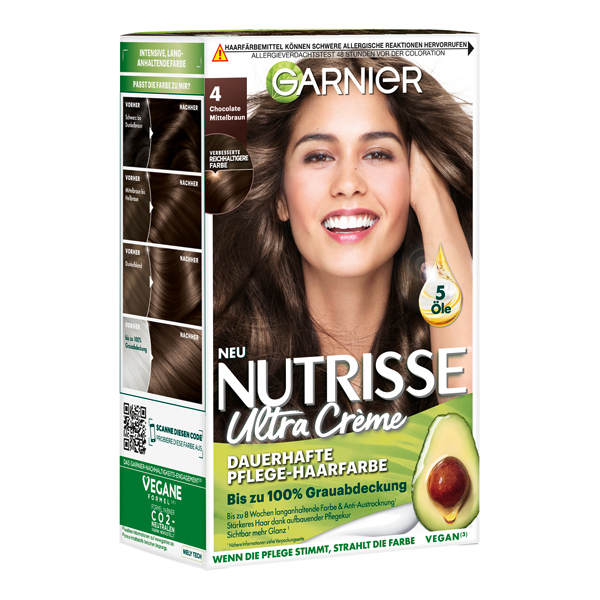 Nutrisse Ultra Créme 4 CHOCOLATE MITTELBRAUN