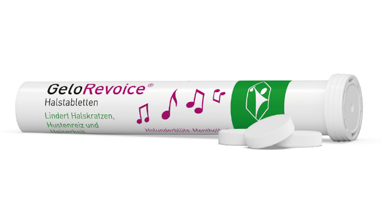 Wir starten ins Projekt mit den GeloRevoice® Halstabletten