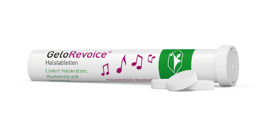  Wir starten ins Projekt mit den GeloRevoice® Halstabletten