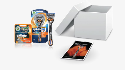Gillette ProGlide Power Flexball Startpaket.