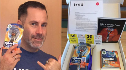 Die ersten Startpakete mit dem ProGlide Power Flexball treffen ein.