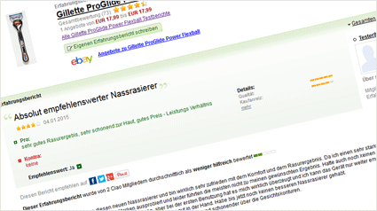 Testreportage von ProCon auf ciao.de.