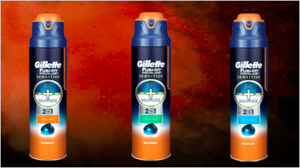 ProGlide Sensitive Rasiergele von Gillette.