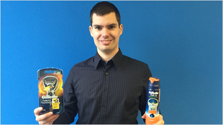 Unser Ansprechpartner Daniel bei Gillette.