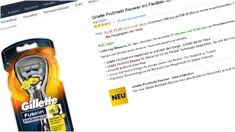 Wir berichten online über Gillette ProShield.