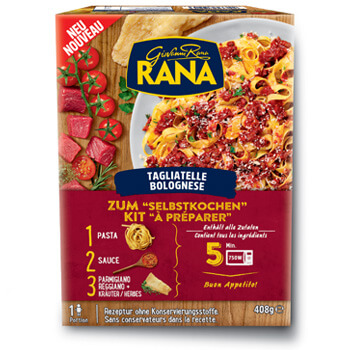 Frische Tagliatelle Bolognese