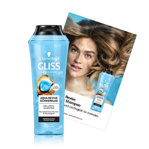 Gliss Aqua Revive Schwerelos Volumen-Shampoo
