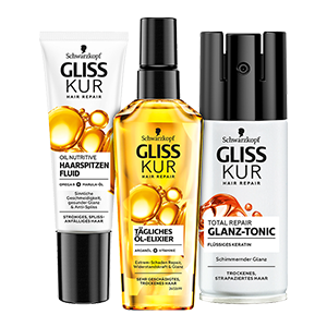 Das Gliss Kur Repair-Trio