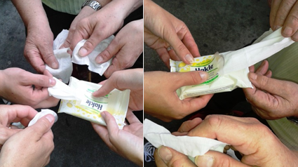 trnd-Partnerin Sternentest lässt ihre Bekannten den Fühltest machen.