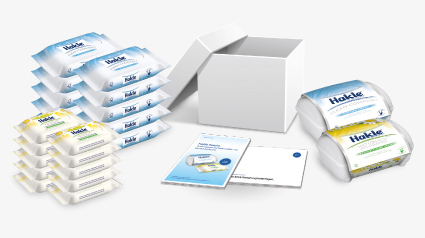 Hakle Feucht Startpaket.