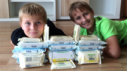 Bei trnd-Partnerin raphytobi kommen die Hakle Feucht Toilettentücher direkt auch als Bausteine zum Einsatz.