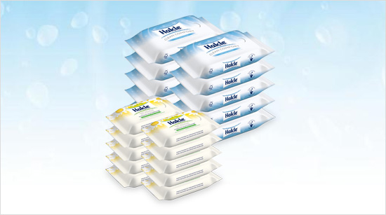 … ausserdem wiederverschliessbare Packungen Clean Comfort sowie Natürlich Pflegend im Mini-Pack. 