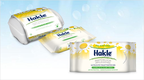 Natürlich Pflegend ist ebenfalls in der Box und in der wiederverschliessbaren Packung sowie zusätzlich als Mini-Pack für unterwegs erhältlich.