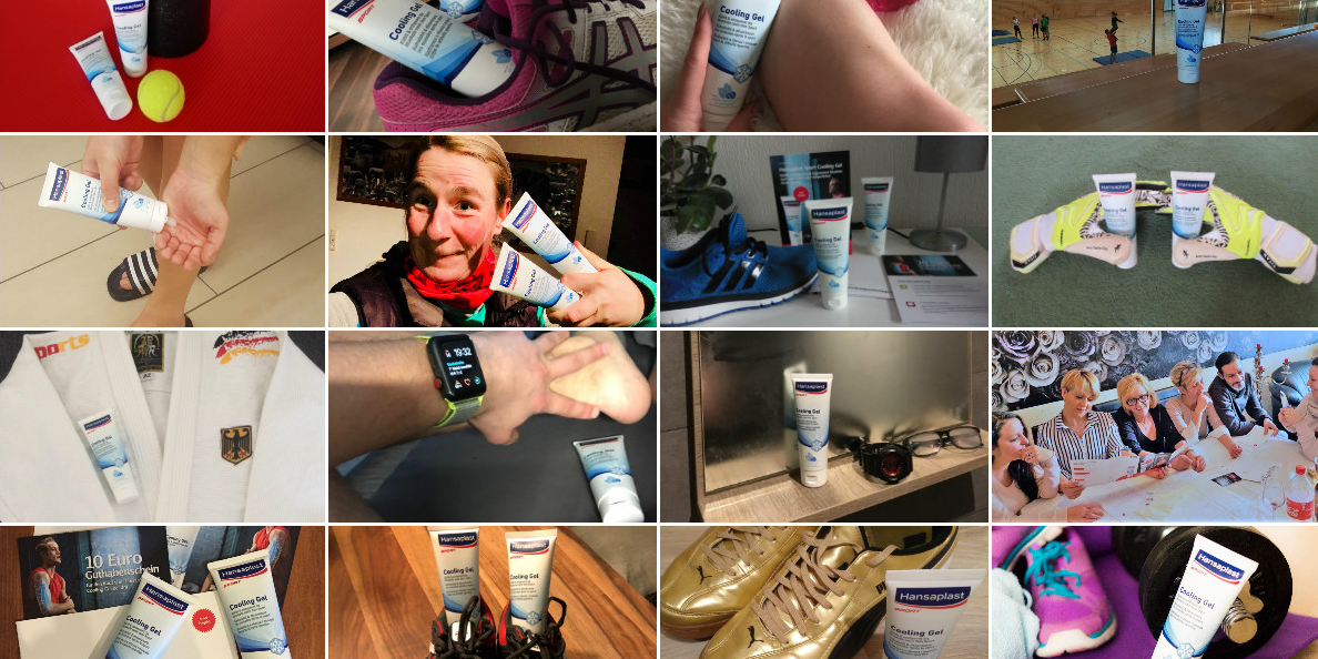 Unsere Highlights mit dem Hansaplast Sport Cooling Gel.