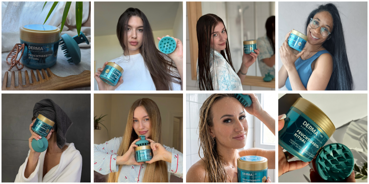 Clean scalp, shiny hair, confident you 