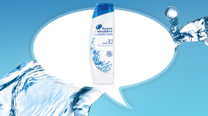 head&amp;shoulders in einem Satz.