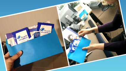 head&amp;shoulders Proben bei Freunden und Bekannten verteilen.