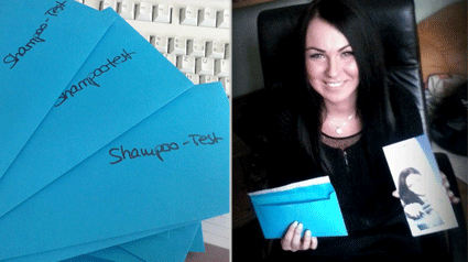 Proben, Coupons und Teststreifen verpackt und anderen eine Freude gemacht.