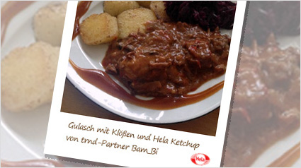 Gulasch mit Klößen