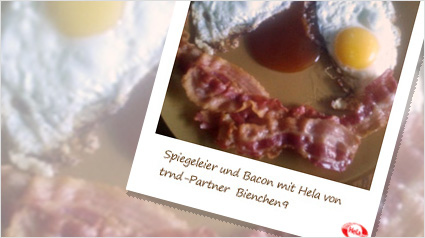 Spiegeleier mit Bacon 