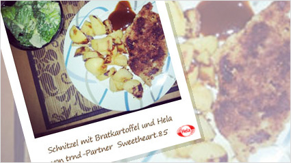 Schnitzel mit Bratkartoffel