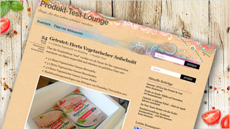 Herta Vegetarischer Genuss im World Wide Web.