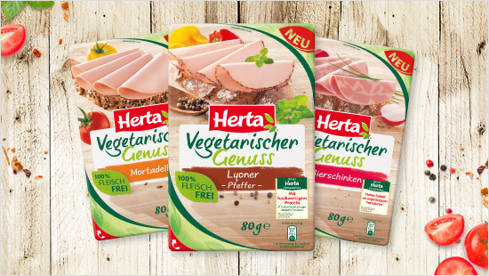 Ab auf‘s Brot: In diesem trnd-Projekt lernen wir die drei leckeren Aufschnittsorten von Herta Vegetarischer Genuss kennen.