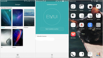 Mit dem EMUI 3.0 können wir das Bildschirm-Layout des Honor 4X ganz nach unseren Bedürfnissen anpassen.