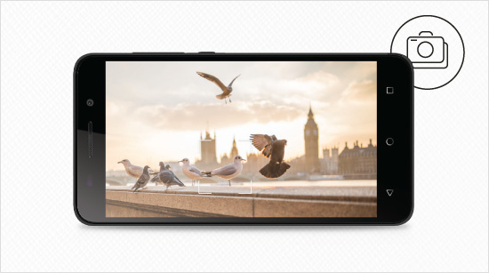  Außerdem verfügt das Honor 4X über zwei hochwertige Kameras (eine 13-MP-Hauptkamera und eine 5-MP-Frontkamera) sowie eine Reihe von Kamerafunktionen.