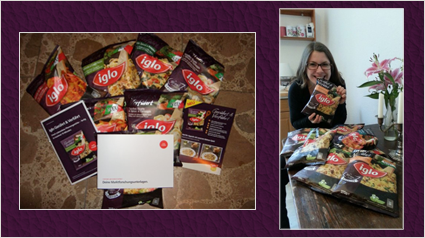 iglo Gerührt & Verführt: 6 Pasta- und 2 Reisgerichte.