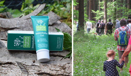 Wer schlau ist, hat Insectolin Gel ab jetzt überall dabei, gerade in der freien Natur.