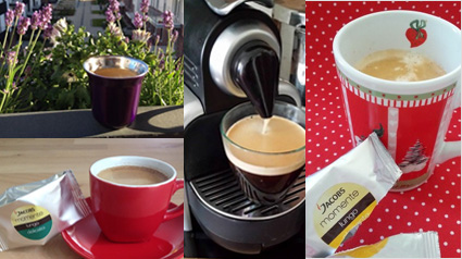 Crema der Jacobs Momente Kapseln 